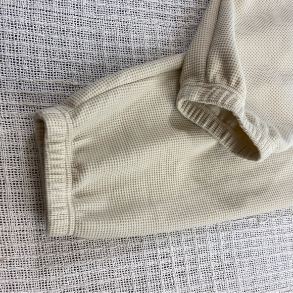 Samii Ryan Smiley Women's Beige/cream Thermal Jogger Pants XLarge xl - Picture 4 of 13